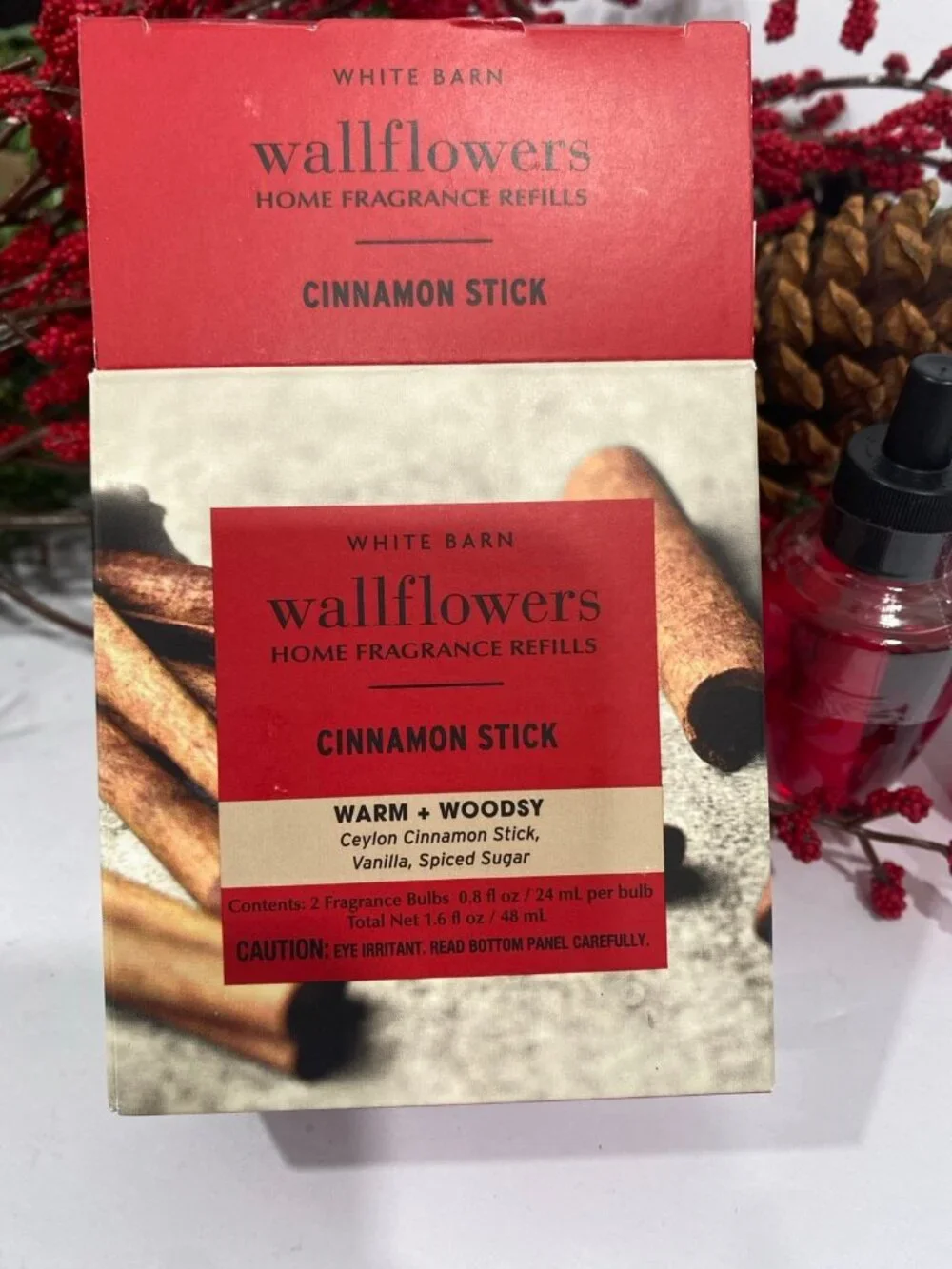 “Cinnamon Stick” Bath & Body Works 2 New Wallflower Refills
